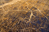 Louis De Poortere Cities New York 9315 Gatsby Gold Area Rug Detail Image