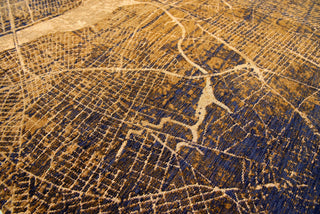 Louis De Poortere Cities New York 9315 Gatsby Gold Area Rug Detail Image