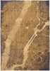 Louis De Poortere Cities New York 9315 Gatsby Gold Area Rug main image
