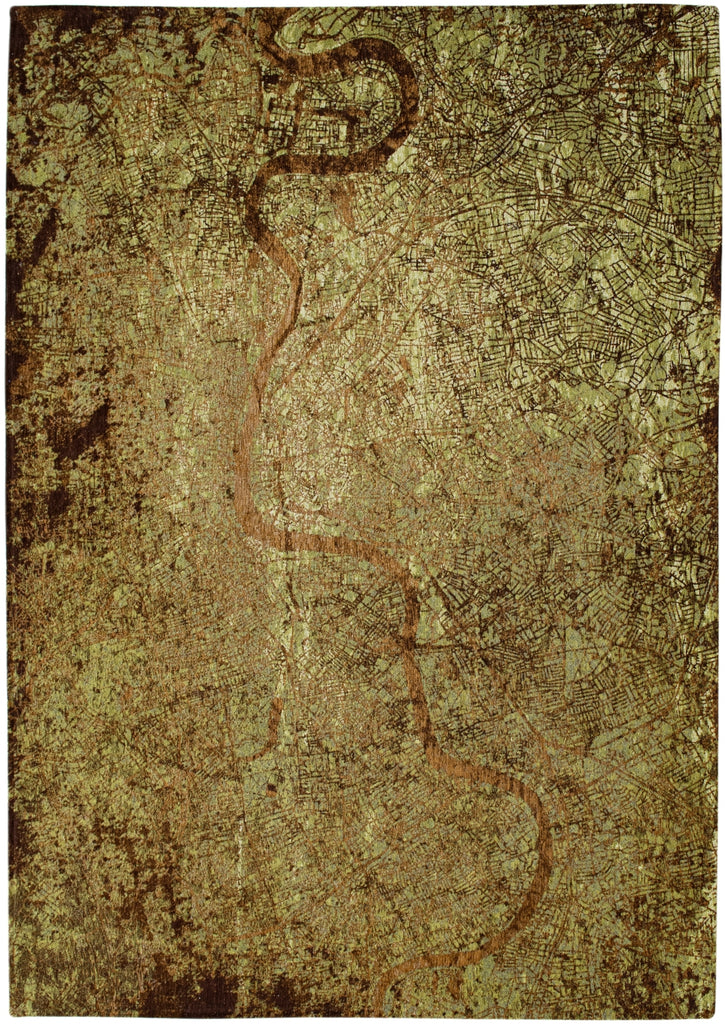 Louis De Poortere Cities London 9320 Green Meadows Area Rug main image