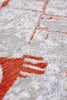 Louis De Poortere Cities Amsterdam 9323 Orange Cut Area Rug Detail Image