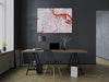Louis De Poortere Cities Amsterdam 9323 Orange Cut Area Rug Lifestyle Image Feature