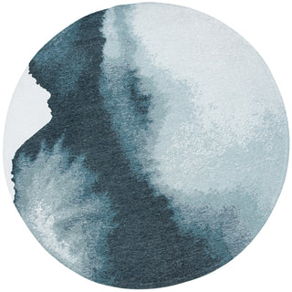 Louis De Poortere Meditation Lagoon 9332 Inkjet Area Rug Round Round