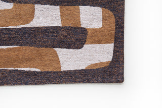 Louis De Poortere Craft Kuba 9335 Bison Area Rug Corner Image