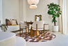 Louis De Poortere Craft Kuba 9335 Bison Area Rug Lifestyle Image Feature
