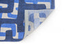 Louis De Poortere Craft Kuba 9336 Ultramarine Area Rug Backing Image