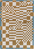 Louis De Poortere Craft Chess 9338 Honey Area Rug main image