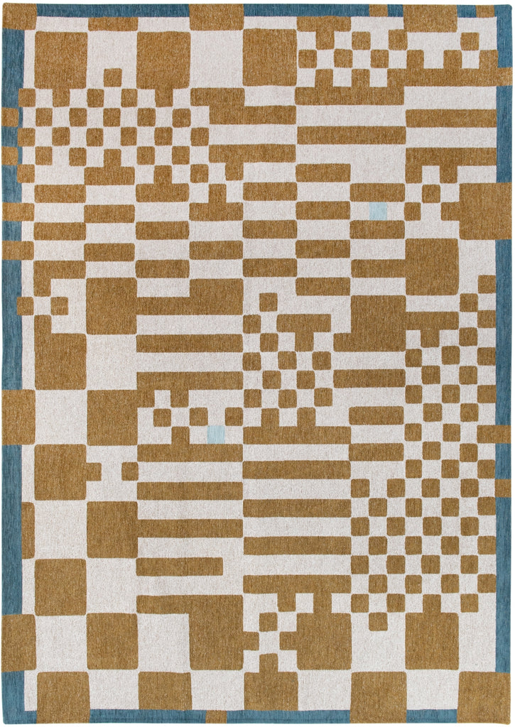 Louis De Poortere Craft Chess 9338 Honey Area Rug main image