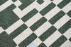 Louis De Poortere Craft Chess 9339 Deep Green Area Rug Detail Image