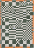 Louis De Poortere Craft Chess 9339 Deep Green Area Rug main image