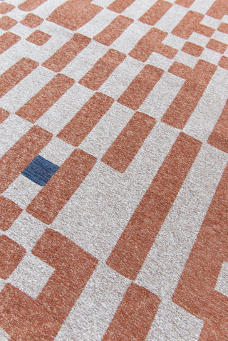 Louis De Poortere Craft Chess 9341 Nude Area Rug Detail Image