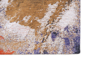 Louis De Poortere Gallery Fresque 9342 Purple Game Area Rug Corner Image