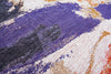 Louis De Poortere Gallery Fresque 9342 Purple Game Area Rug Detail Image