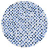 Louis De Poortere Craft Cobblestone 9348 Amparo Blues Area Rug Round Main Image