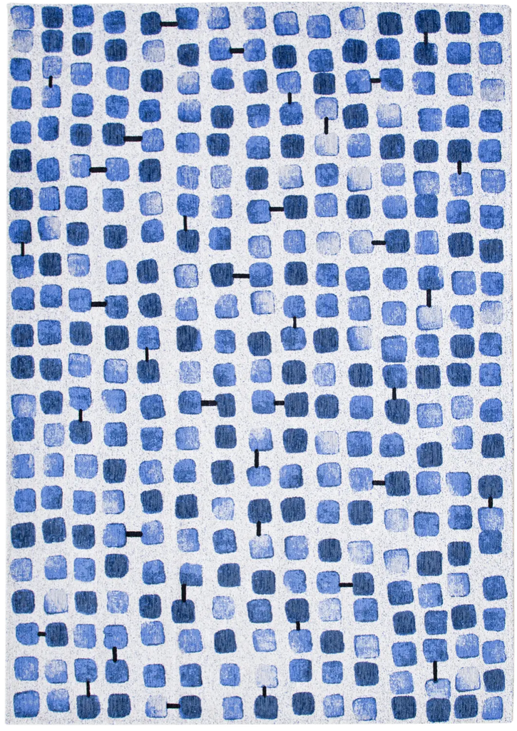 Louis De Poortere Craft Cobblestone 9348 Amparo Blues Area Rug main image