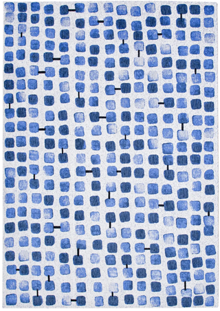 Louis De Poortere Craft Cobblestone 9348 Amparo Blues Area Rug main image