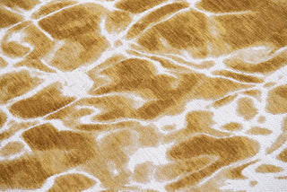 Louis De Poortere Meditation Swim 9349 Saffron Area Rug Detail Image
