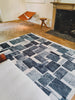 Louis De Poortere Craft Lucia 9355 Ice Blue Area Rug Lifestyle Image Feature