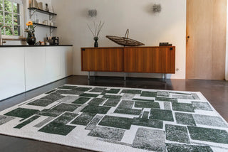 Louis De Poortere Craft Lucia 9356 Sycamore Area Rug Lifestyle Image Feature