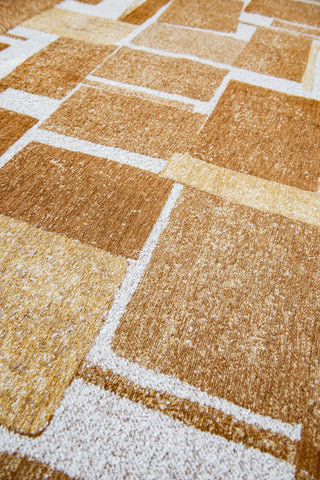 Louis De Poortere Craft Lucia 9357 Nuggets Area Rug Detail Image