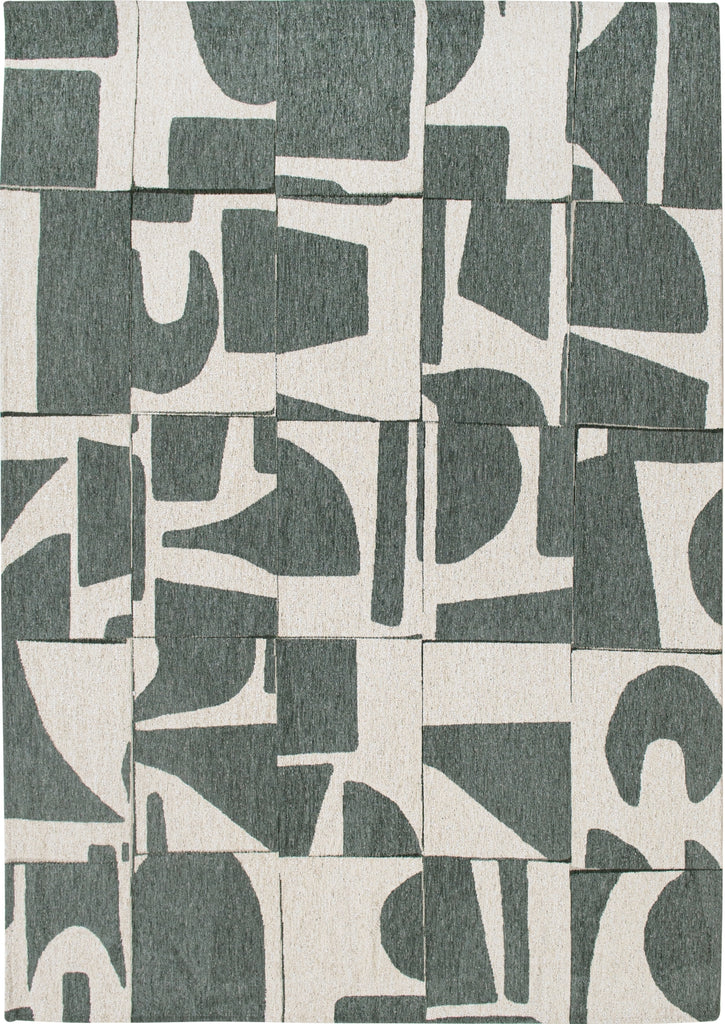 Louis De Poortere Craft Papercut 9361 Sea Spray Area Rug main image