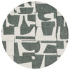 Louis De Poortere Craft Papercut 9361 Sea Spray Area Rug Round Main Image