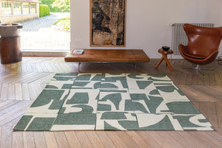 Louis De Poortere Craft Papercut 9361 Sea Spray Area Rug Lifestyle Image Feature