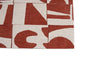 Louis De Poortere Craft Papercut 9364 Rust Area Rug Corner Image