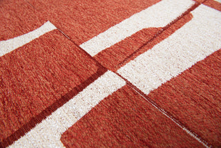 Louis De Poortere Craft Papercut 9364 Rust Area Rug Detail Image