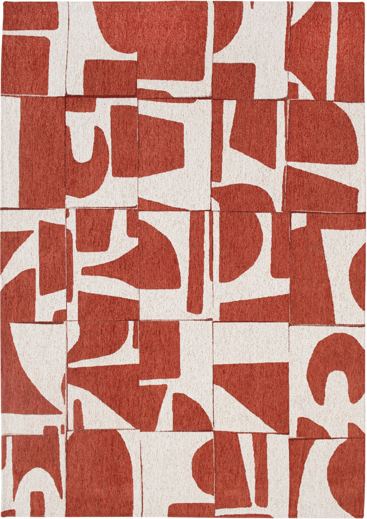 Louis De Poortere Craft Papercut 9364 Rust Area Rug main image