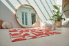 Louis De Poortere Craft Papercut 9364 Rust Area Rug Lifestyle Image Feature
