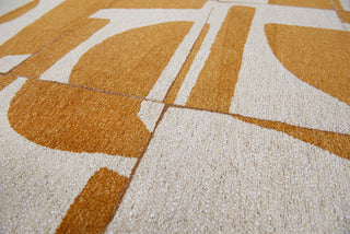 Louis De Poortere Craft Papercut 9367 Curry Area Rug Detail Image