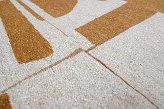 Louis De Poortere Craft Papercut 9367 Curry Area Rug Detail Image