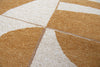 Louis De Poortere Craft Papercut 9367 Curry Area Rug Detail Image