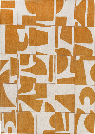 Louis De Poortere Craft Papercut 9367 Curry Area Rug main image
