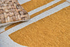 Louis De Poortere Craft Papercut 9367 Curry Area Rug Lifestyle Image Feature