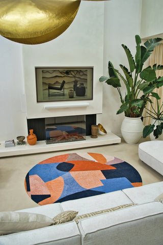 Louis De Poortere Gallery Shapes 9368 Carpe Diem Area Rug Lifestyle Image Feature