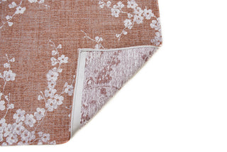 Louis De Poortere Sakura 9371 Copper Pink Area Rug Backing Image
