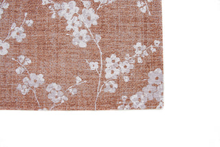Louis De Poortere Sakura 9371 Copper Pink Area Rug Corner Image