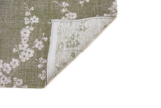 Louis De Poortere Sakura 9372 Wet Garden Area Rug Backing Image