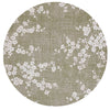 Louis De Poortere Sakura 9372 Wet Garden Area Rug Round Main Image