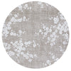 Louis De Poortere Sakura 9373 Morning Mist Area Rug Round Main Image