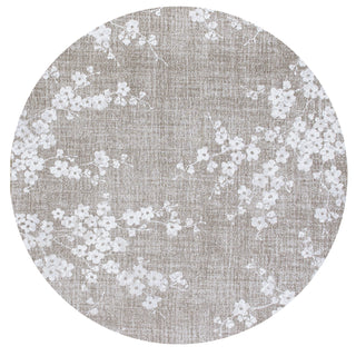 Louis De Poortere Sakura 9373 Morning Mist Area Rug Round Main Image