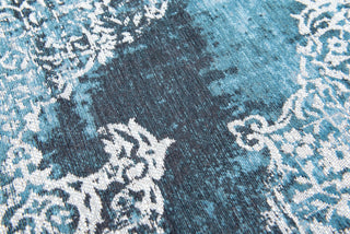 Louis De Poortere Fading World Kirman 9374 Storm Area Rug Detail Image