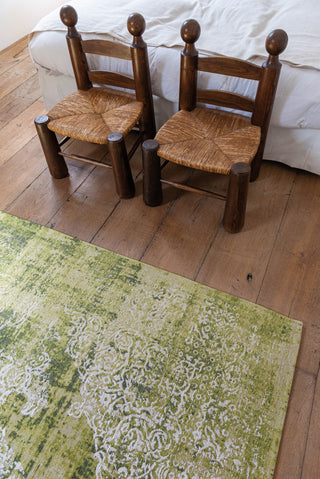 Louis De Poortere Fading World Kirman 9375 Tuscany Area Rug Lifestyle Image Feature