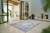 Louis De Poortere Fading World Kirman 9376 Quartz Area Rug Lifestyle Image Feature
