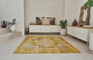 Louis De Poortere Fading World Kirman 9377 Sunwax Area Rug Lifestyle Image Feature