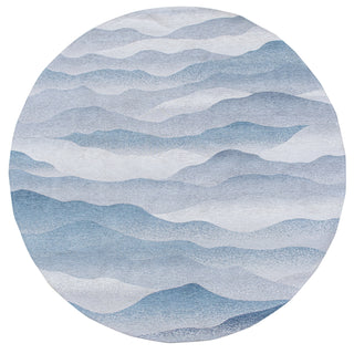 Louis De Poortere Gallery Himalaya 9382 Winter Area Rug Round Main Image