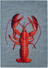 Louis De Poortere Pop Lobster 9389 Steam Red Area Rug main image