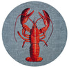 Louis De Poortere Pop Lobster 9389 Steam Red Area Rug Round Main Image